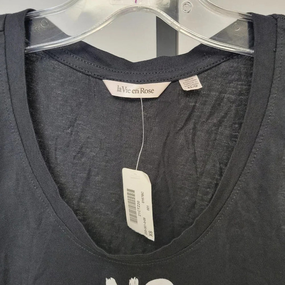 La  Vie En Rose No Coffee No Workee Tank - Picture 3 of 4